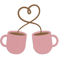 Matriz de Bordado Xícara de Café 2